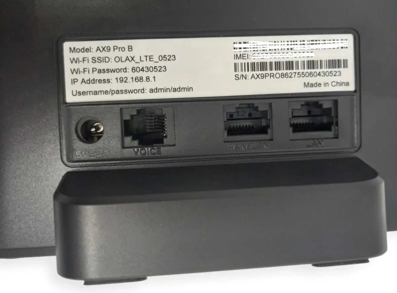 4G роутер модем Olax AX9 PRO B с 3G 4G модемом аккумулятор 4000 mAh — фото 7