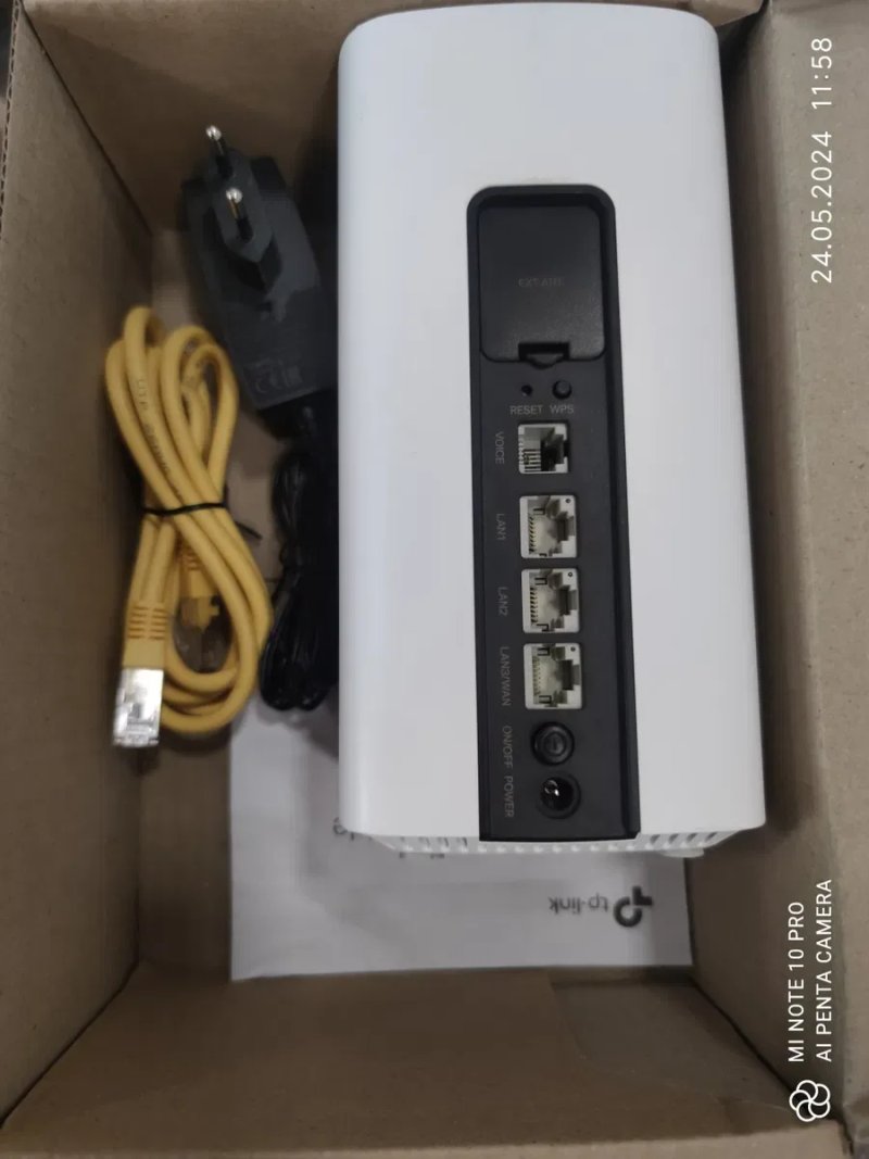 5g/4g роутер Tp link NX510V/MX110v/NX600 AX3000 wi fi 6 Mesh Cat20 lte під оптіку — фото 2
