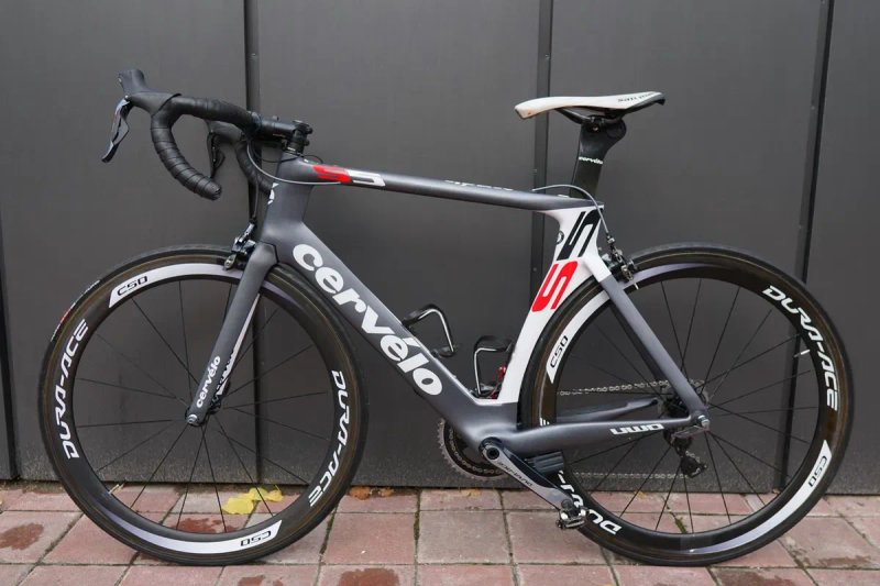 6.8кг! Фулл карбон / фулл Dura Ace - CERVELO S5 Dura Ace Di2 (L) аро шосейник тріатлон байк — фото 4