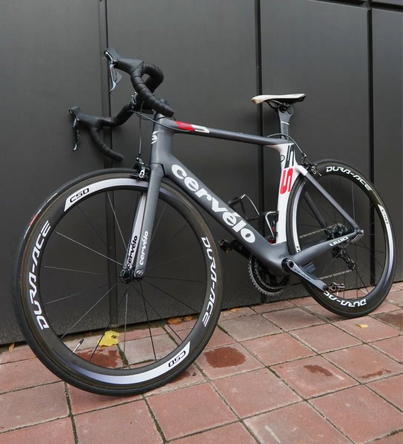 6.8кг! Фулл карбон / фулл Dura Ace - CERVELO S5 Dura Ace Di2 (L) аро шосейник тріатлон байк — фото 5