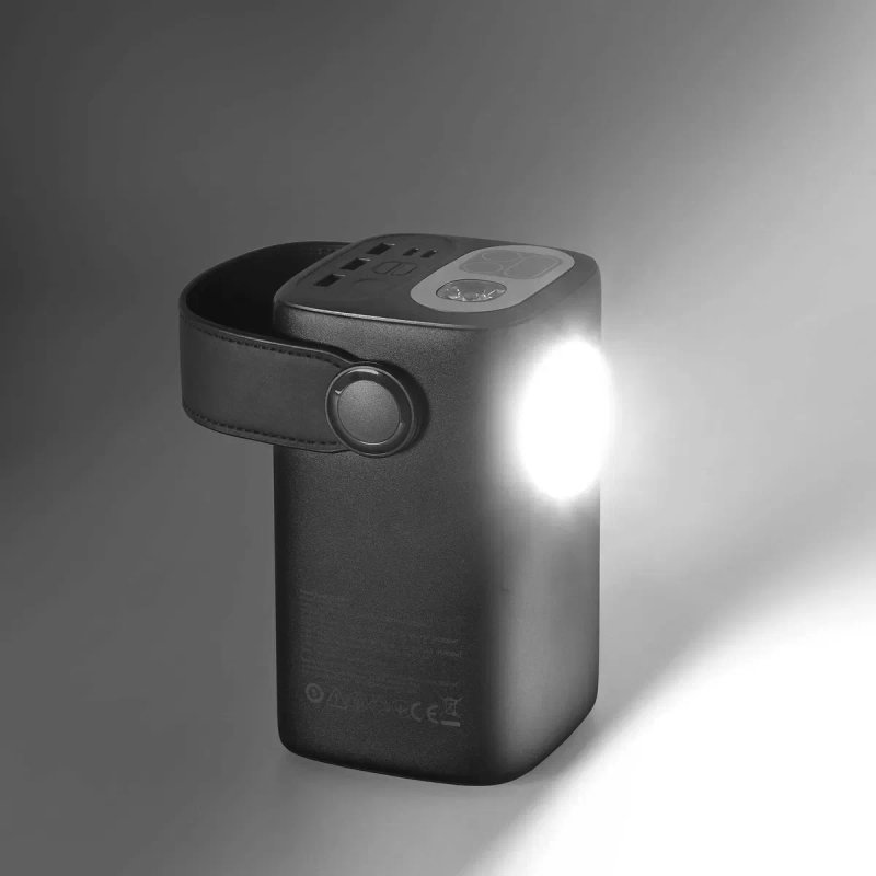 60000mAh PD100W power bank TITANUM WC60; Оригінальний павербанк з надзвичайно швидкою зарядкою, для ноутбука чи смартфона! З ліхтариком, ГАРАНТІЯ 1рік — фото 4
