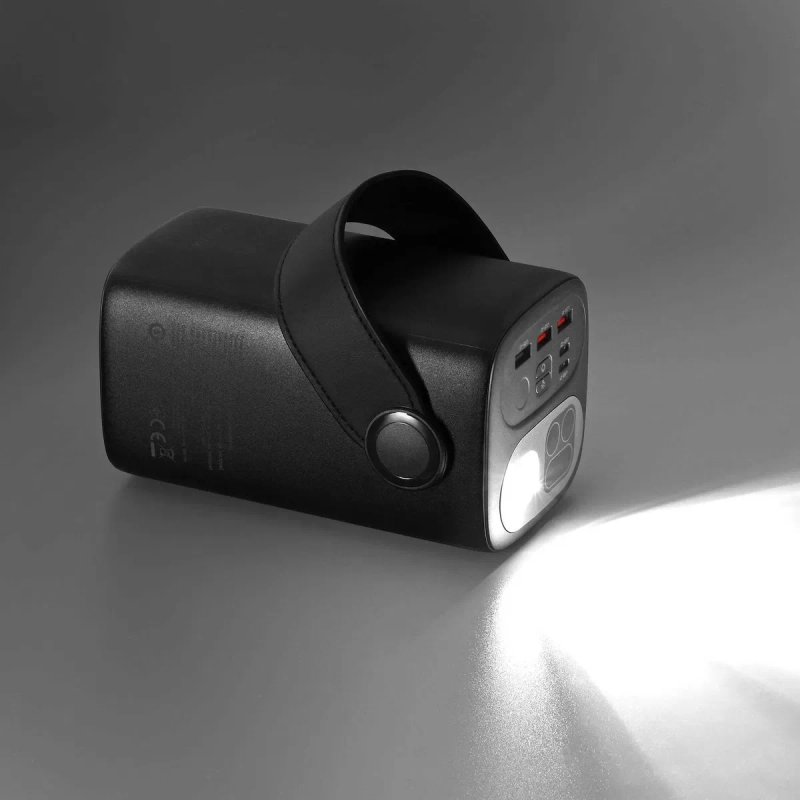 60000mAh PD100W power bank TITANUM WC60; Оригінальний павербанк з надзвичайно швидкою зарядкою, для ноутбука чи смартфона! З ліхтариком, ГАРАНТІЯ 1рік — фото 5