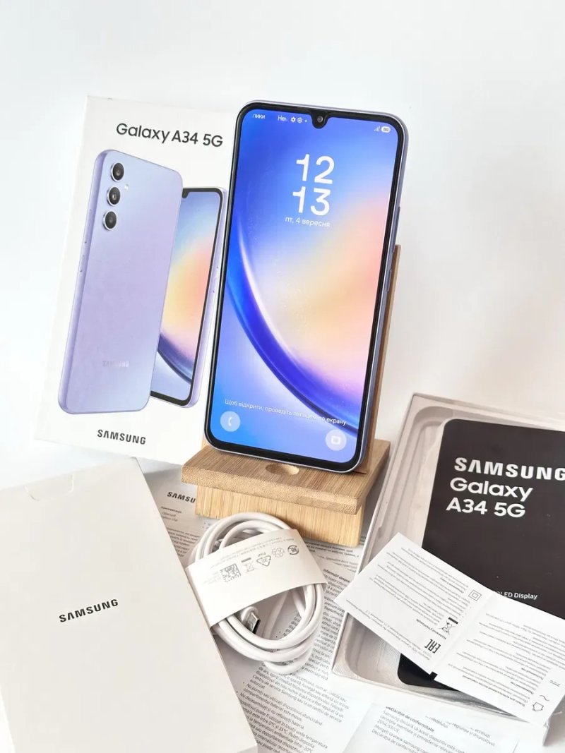 8/256Gb SAMSUNG GALAXY A34 5G Оригінал! Як новий! Комплект! — фото 2