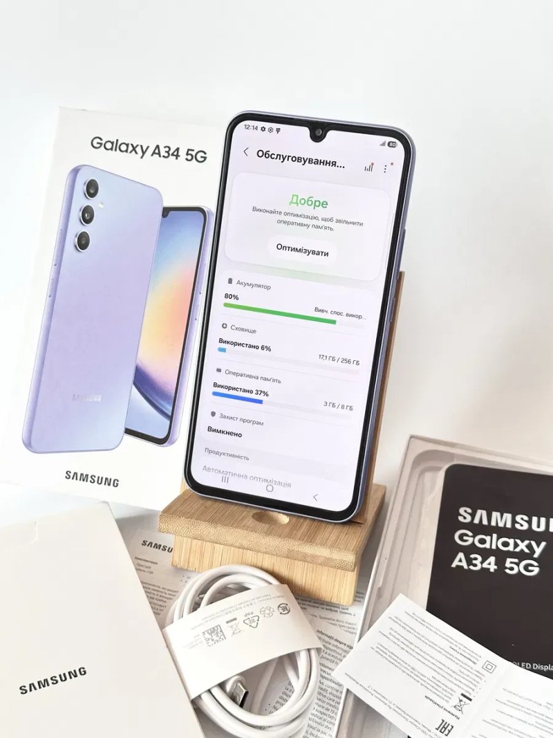 8/256Gb SAMSUNG GALAXY A34 5G Оригінал! Як новий! Комплект! — фото 7