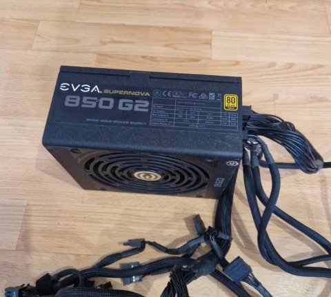 850W 80PLUS GOLD Evga 24+8(4+4)/8+8(6+2)відеокарта/6sata Якісний Блок живлення