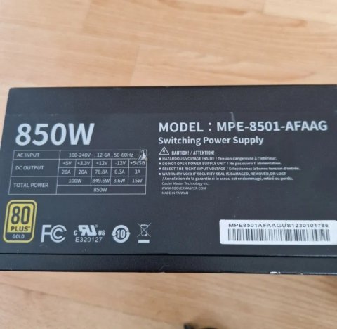 850w 24+8(4+4)+8/12sata/4molex/8+8pin відео 80PLUS GOLD Стан гарний Блок живлення