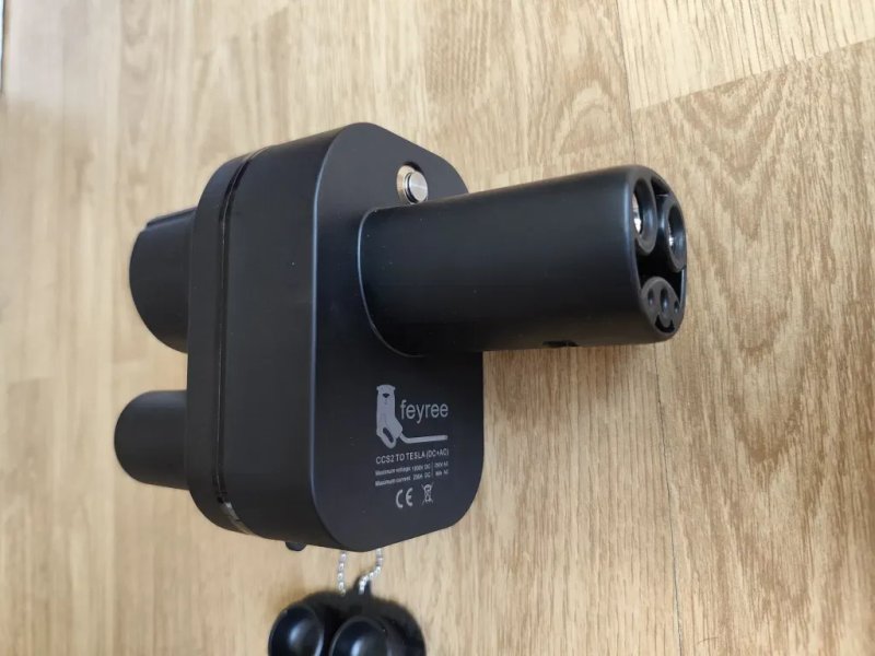 Адаптер ccs2 nacs tesla Тесла feyree 250кВт 2в1 ac/dc — фото 6