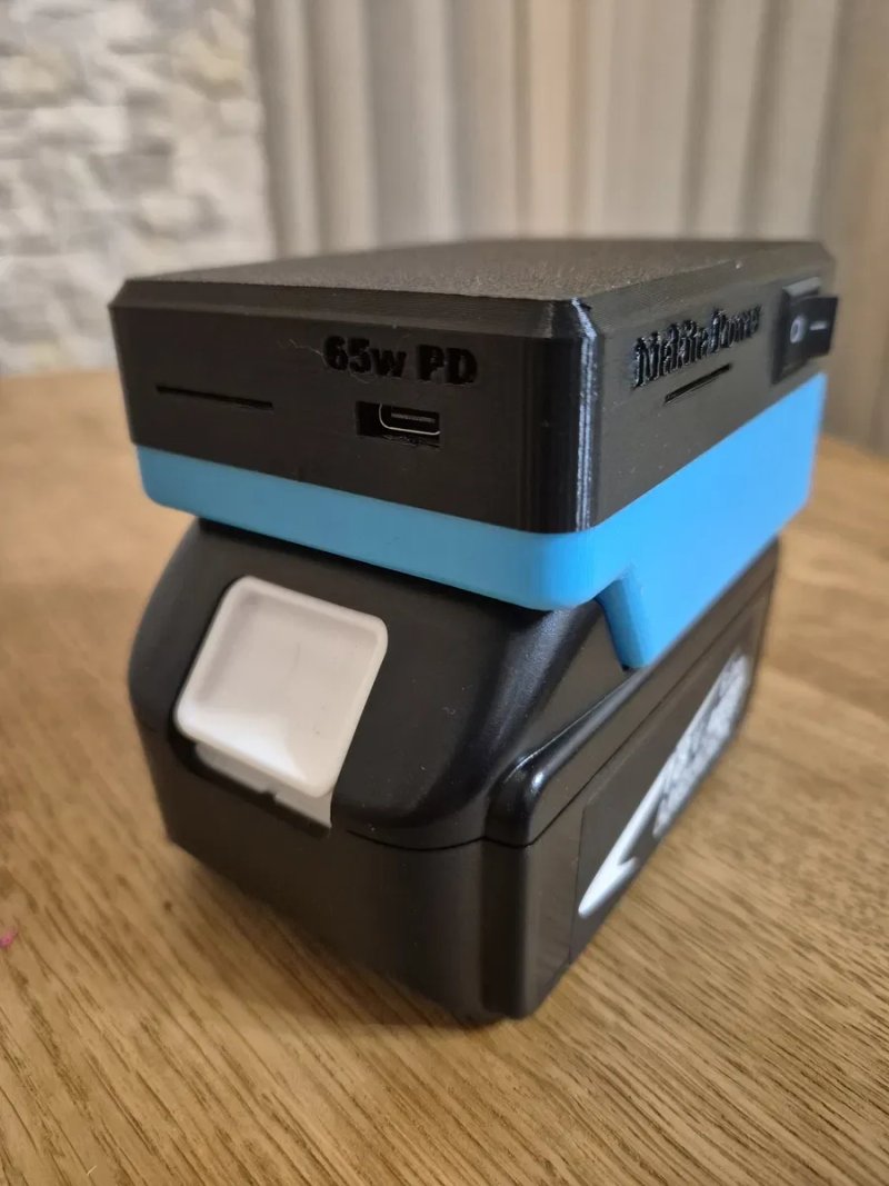 Адаптер для акумулятора макіта зарядна станція Makita QC 3.0, PD 65w — фото 2
