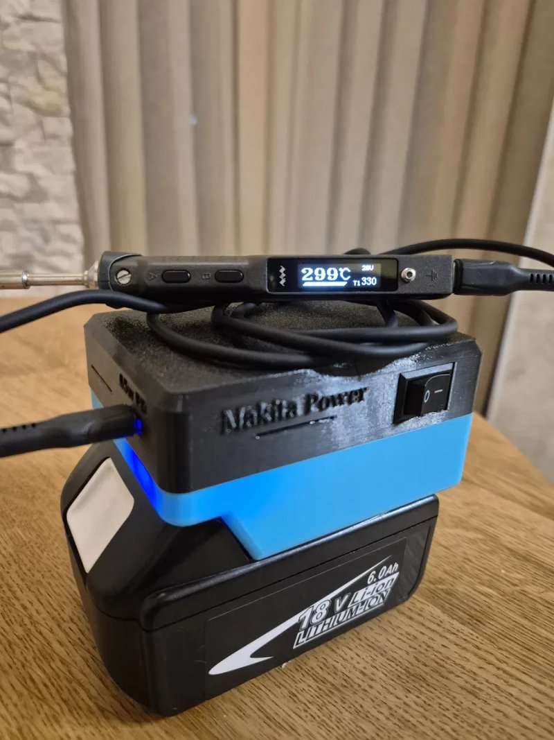 Адаптер для акумулятора макіта зарядна станція Makita QC 3.0, PD 65w — фото 7