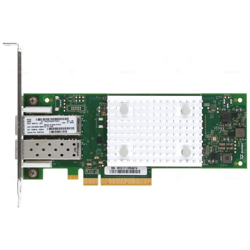 Адаптер HPE StoreFabric SN1600Q 32Gb Host Bus Adapter 2 port FC HBA — фото 2
