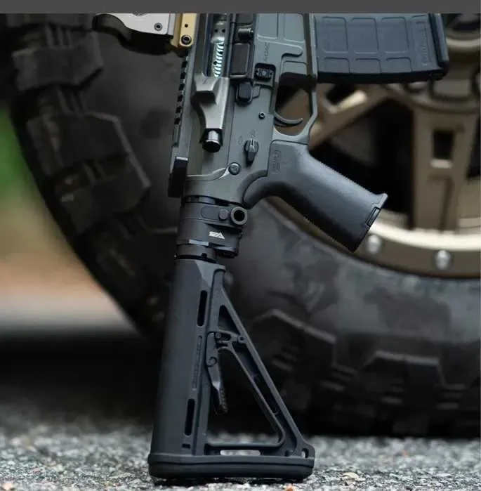 Адаптер складного приклада Sylvan Arms AR15 & AR9 (Gen 4). Цвет: черный. Тип оружия: платформа AR — фото 6