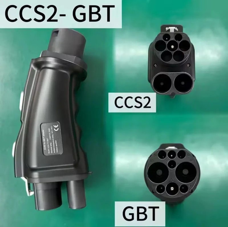 Адаптери для електромобілів Tesla NACS Type 1 Type 2 CCS1 CCS2 GBT — перехідники GUWIEYG FEYREE 32А 7кВт швидка зарядка до 500А — фото 4