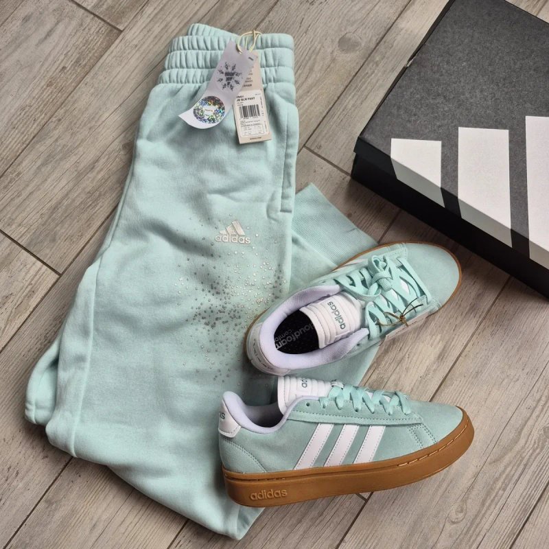Adidas Підліткові спортивні штани-джогери Фліс для дівчинки Adidas Jg — фото 2