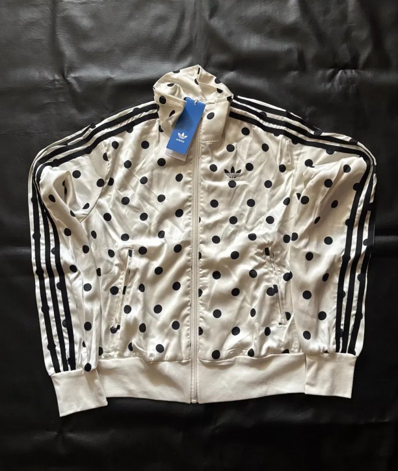 Adidas polka dot zip зіп-худі в крапочку в точечку y2k archive sk8 — фото 2