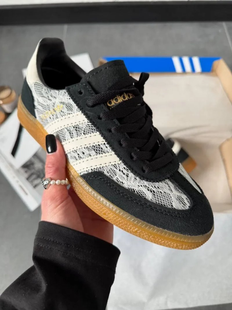 Adidas Spezial Black Lace трендові жіночі кросівки адідас спеціал кеди адідас спешл — фото 3