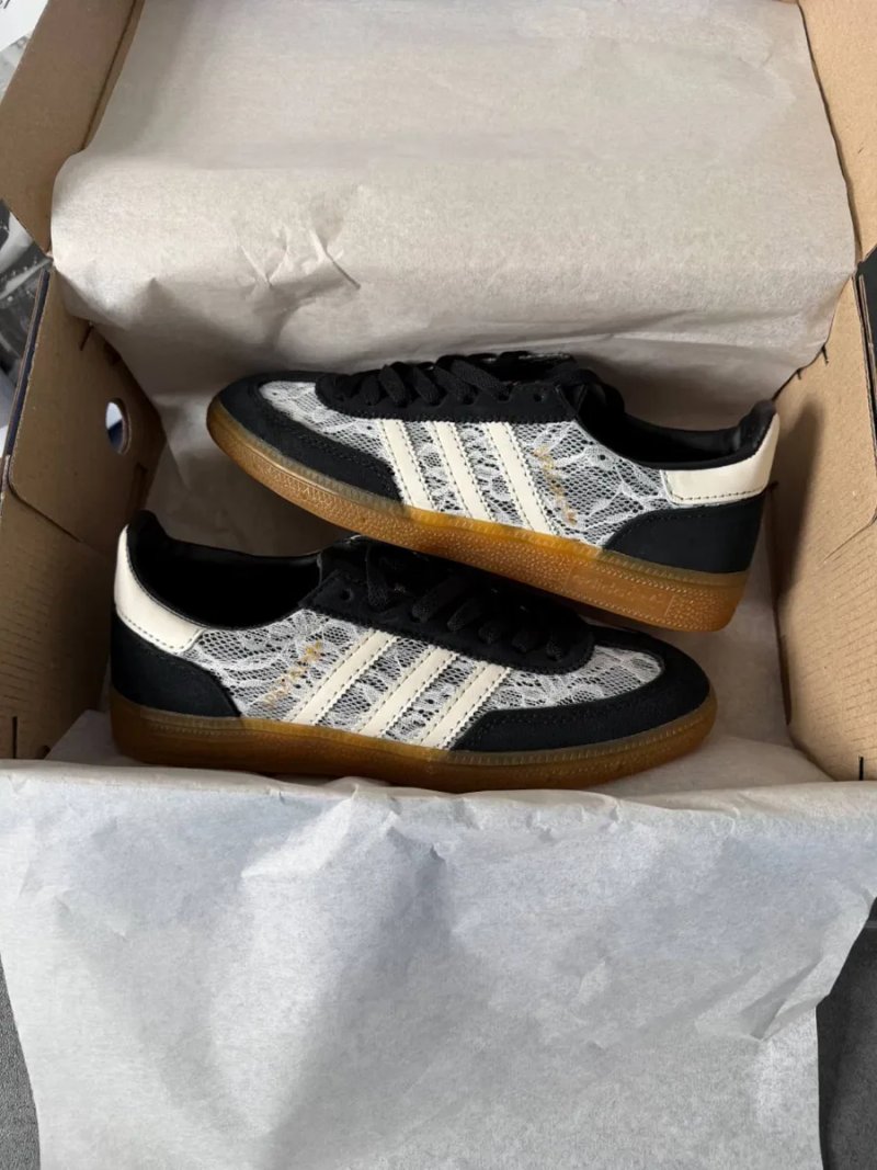 Adidas Spezial Black Lace трендові жіночі кросівки адідас спеціал кеди адідас спешл — фото 5