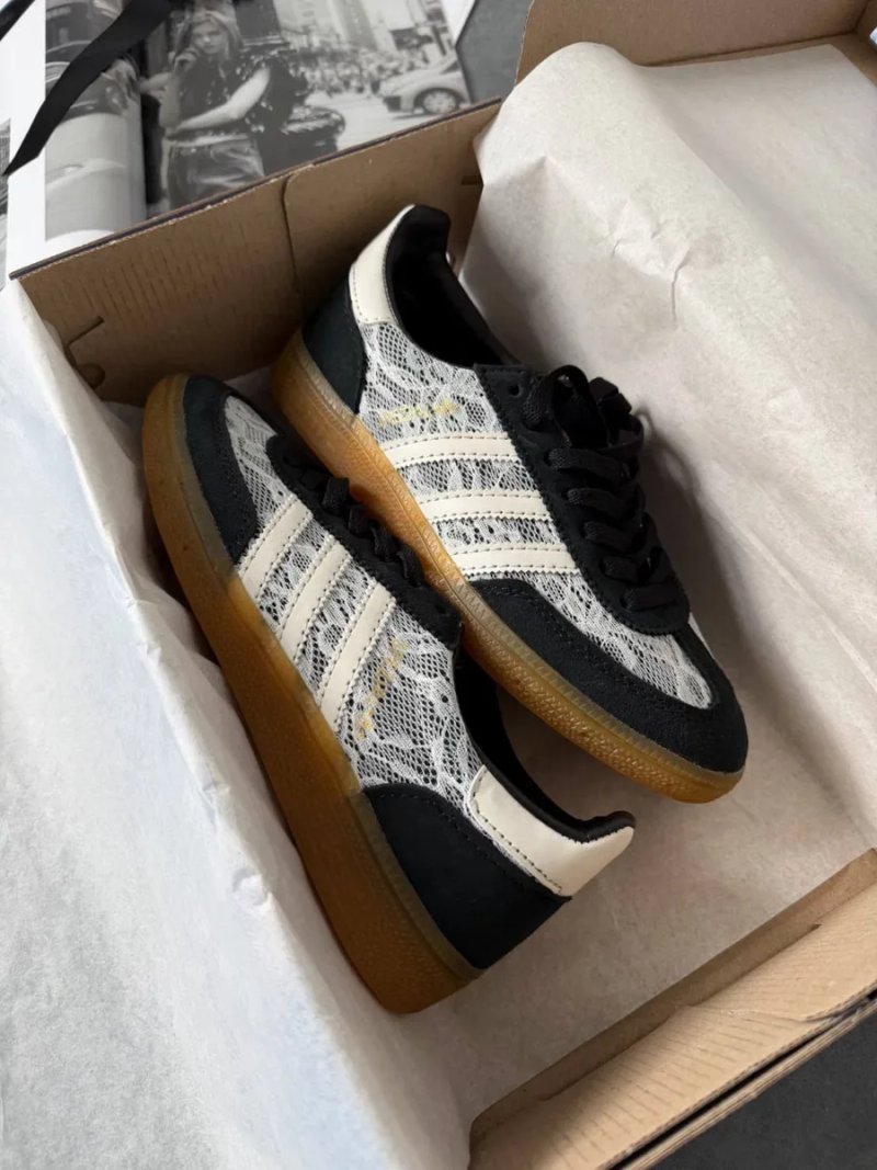 Adidas Spezial Black Lace трендові жіночі кросівки адідас спеціал кеди адідас спешл — фото 6