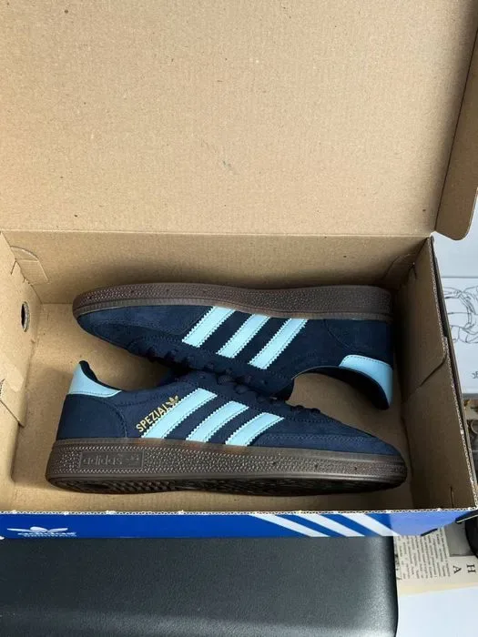 Adidas Spezial Handball Blue кросівки адідас спеціал адідас спешл сині — фото 2