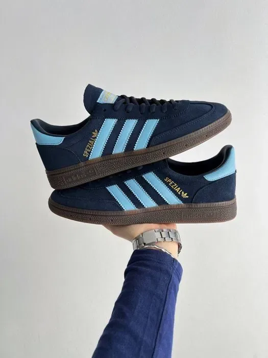 Adidas Spezial Handball Blue кросівки адідас спеціал адідас спешл сині — фото 3