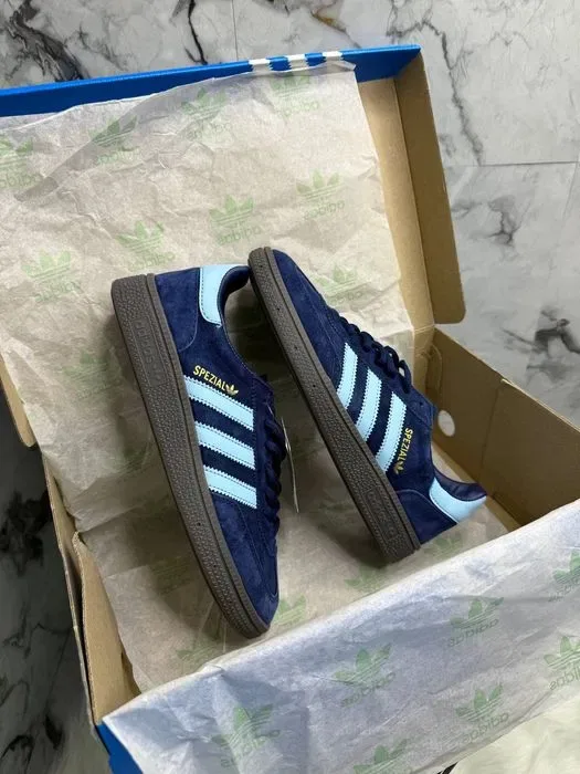 Adidas Spezial Handball Blue кросівки адідас спеціал адідас спешл сині — фото 4