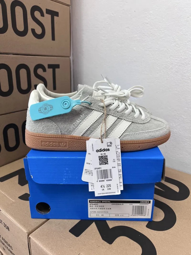 Adidas Spezial Handball Grey кросівки адідас спеціал адідас спешл сірі — фото 7