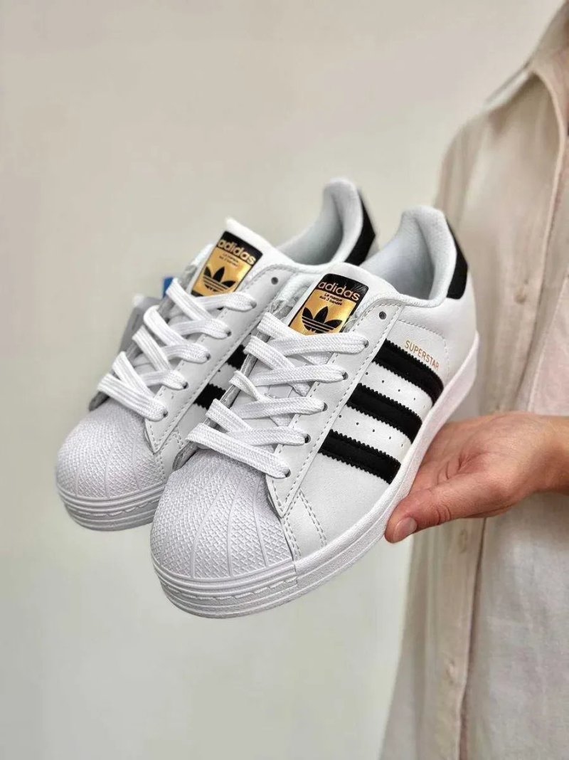 Adidas Superstar білі кросівки жіночі та чоловічі адідас суперстар — фото 3