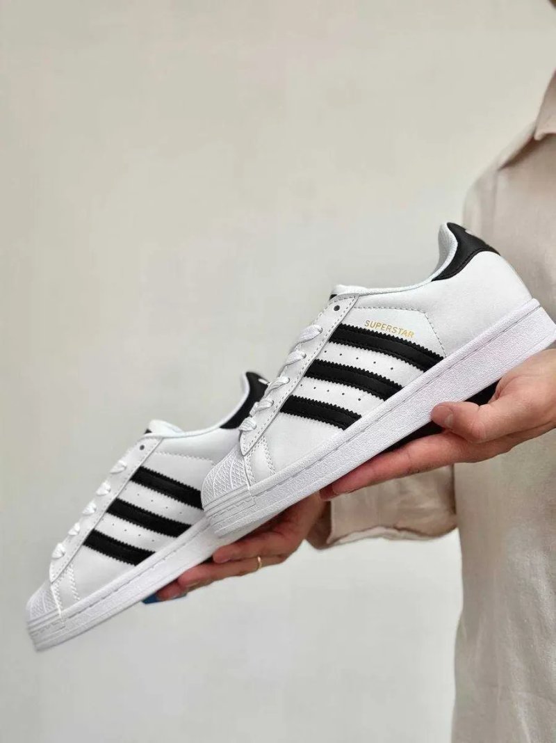 Adidas Superstar білі кросівки жіночі та чоловічі адідас суперстар — фото 7