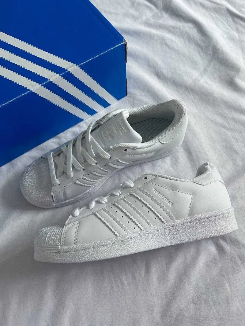 Adidas Superstar White кеди жіночі Адідас суперстар білі кросівки — фото 4