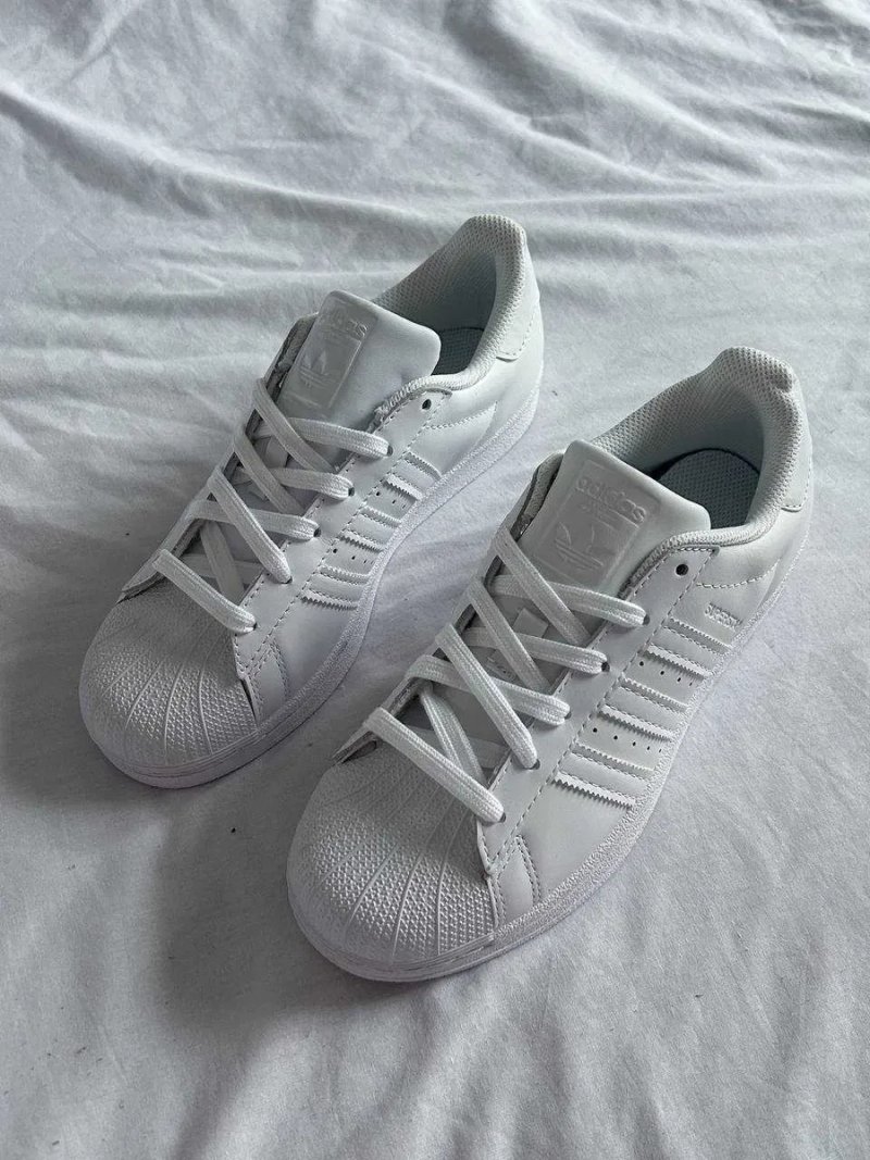 Adidas Superstar White кеди жіночі Адідас суперстар білі кросівки — фото 6