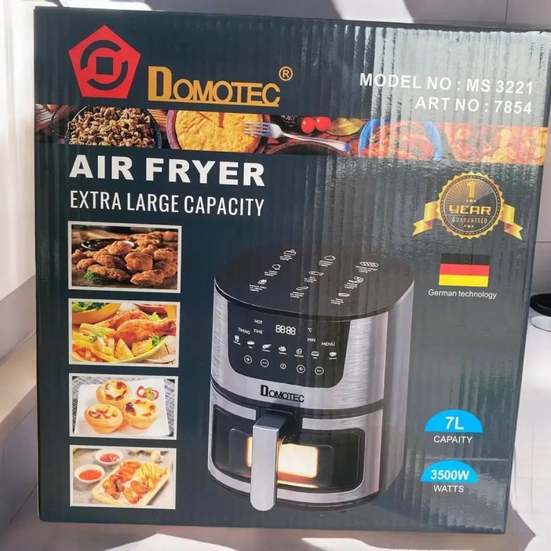 Аерофритюрниця DOMOTEC MS-3221 Аерогриль мультипіч 7л  3500W/7 програм — фото 6