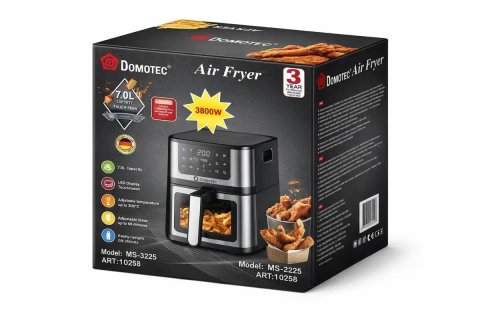 Аерофритюрниця +Гриль DOMOTEC MS-3225 7л  3800W  Аерогриль
