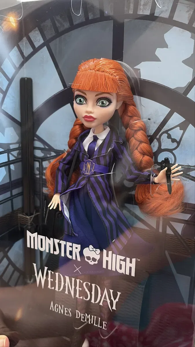 Агнес Венздей Монстер хай, Monster High x Wednesday Agnes DeMille — фото 4