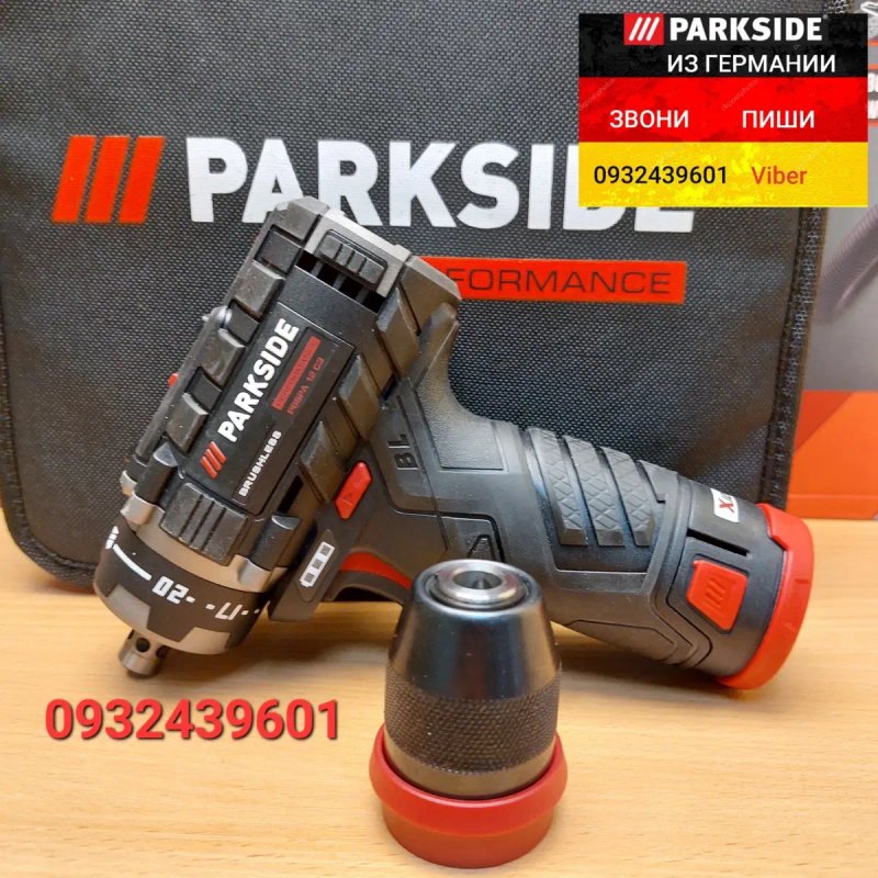 Аккум. шуруповерт со съемным патроном из ГЕРМАНИИ Parkside PBSPA 12 C3 акумуляторний шурупокрут зі з'ємним патроном — фото 5