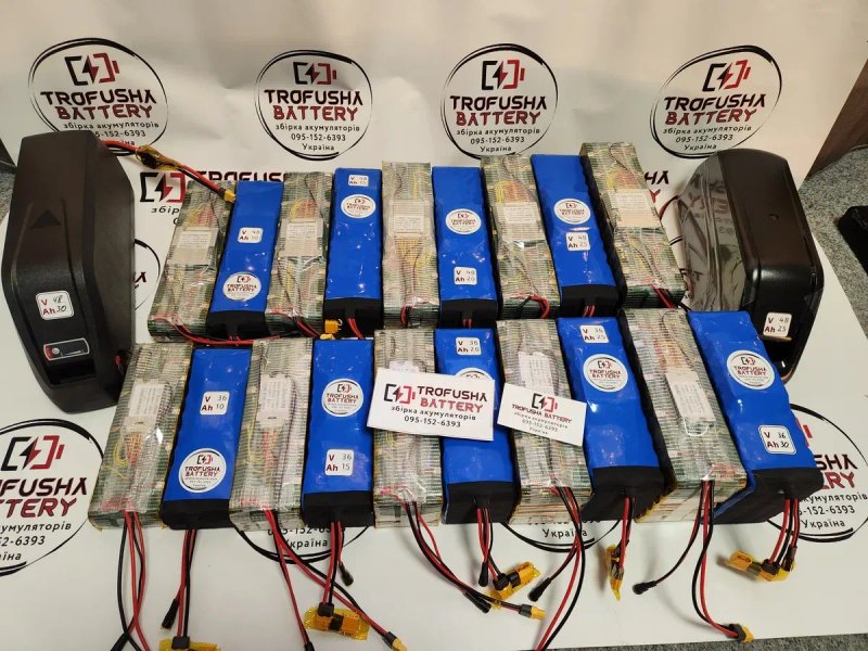 Аккумулятор для электровелосипеда Trofusha 36V 15Ah Samsung 50G в термоусадке (50 км хода), усиленная батарея 36В 15Аг — фото 5