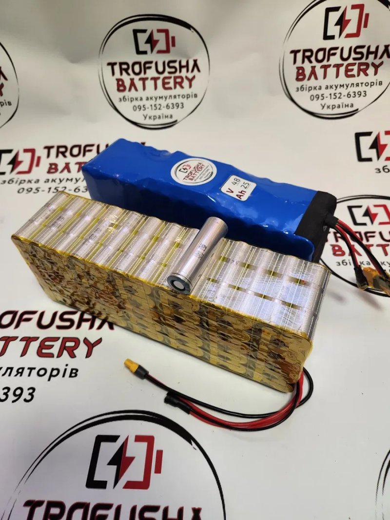 Аккумулятор для электровелосипеда Trofusha 48V 25Ah Samsung 50G в термоусадке (85-95 км хода), усиленная батарея 48В 25Аг — фото 4