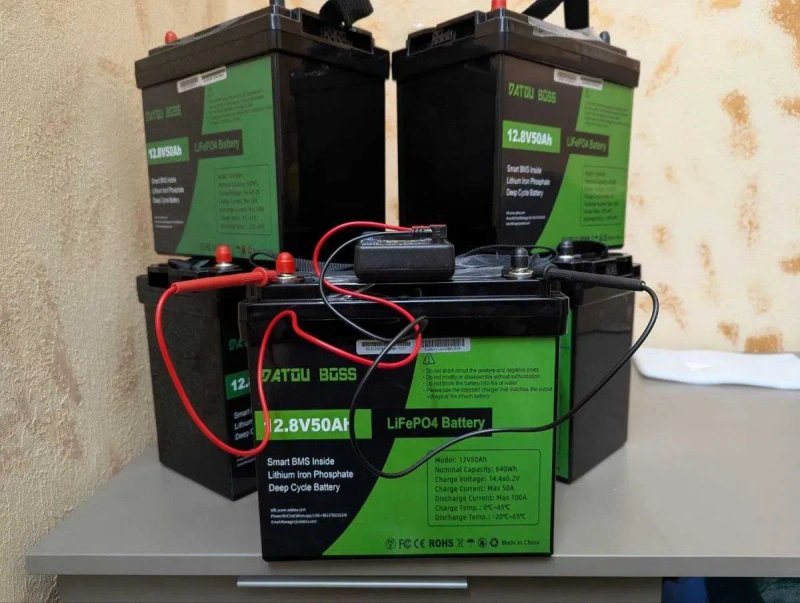 Аккумуляторная батарея DATOUBOSS, Mfuzop LiFePO4 Литий-железо-фосфатный 12.8V 50Ah 640Wh BMS 53704. 2026 рік - для інвертора, сонячних систем, ДБЖ. — фото 2