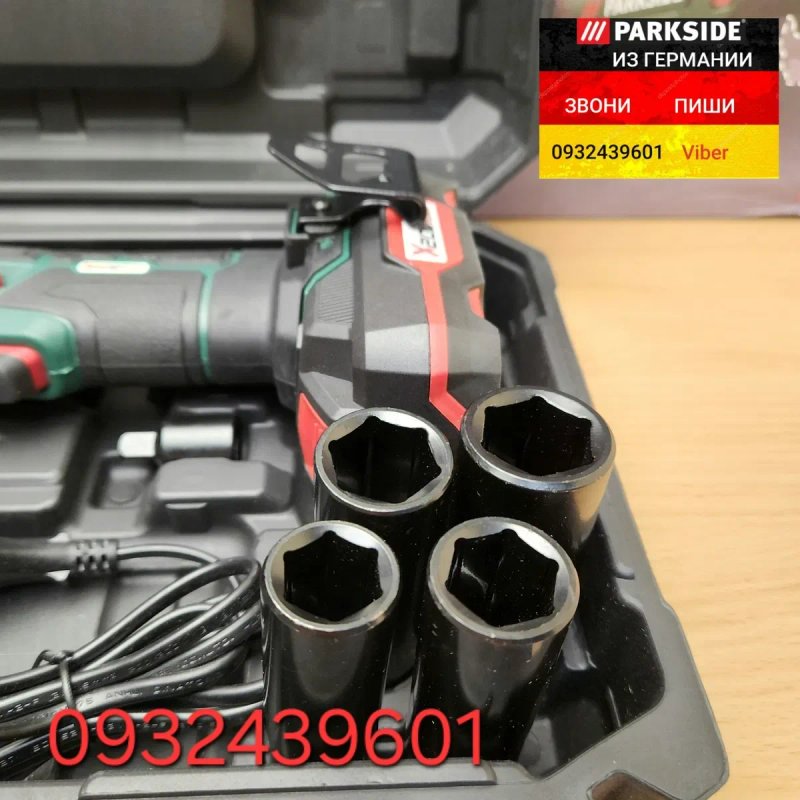 Аккумуляторная трещотка гайковерт ударный из ГЕРМАНИИ Parkside PAWS 20 A1 акумуляторна тріскачка гайковерт — фото 4