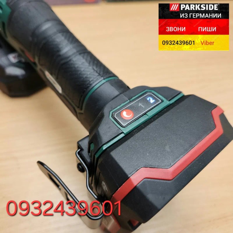 Аккумуляторная трещотка гайковерт ударный из ГЕРМАНИИ Parkside PAWS 20 A1 акумуляторна тріскачка гайковерт — фото 6