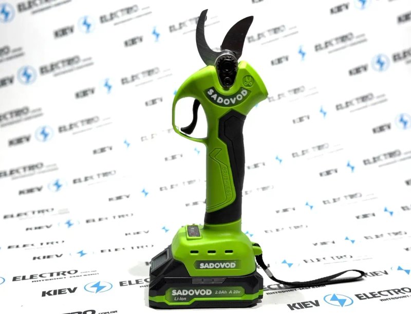 Аккумуляторный секатор SADOVOD SES30E BRUSHLESS Ножницы сталь — фото 3