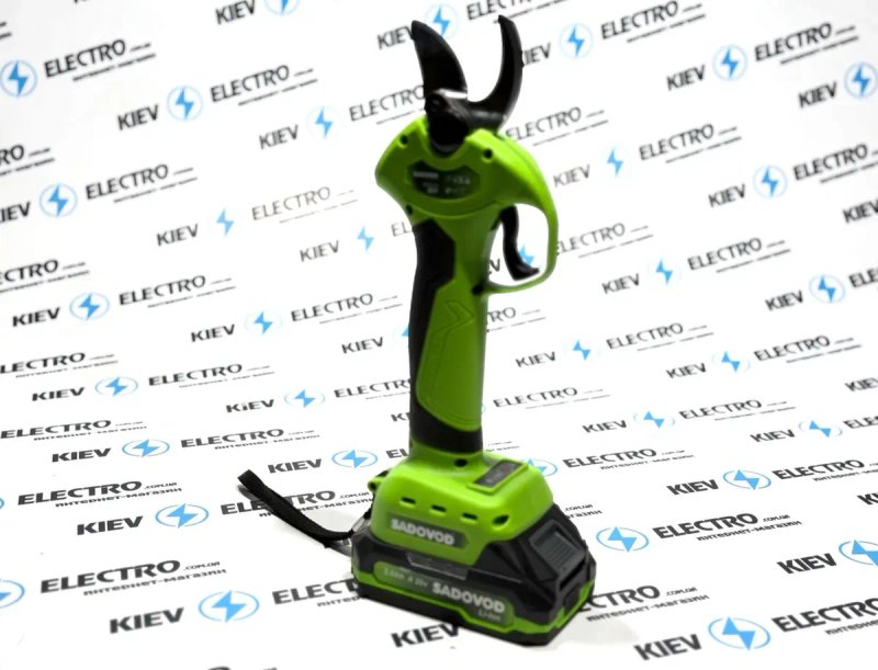 Аккумуляторный секатор SADOVOD SES30E BRUSHLESS Ножницы сталь — фото 4