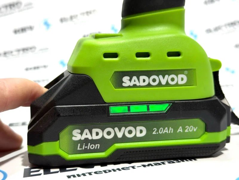 Аккумуляторный секатор SADOVOD SES30E BRUSHLESS Ножницы сталь — фото 8