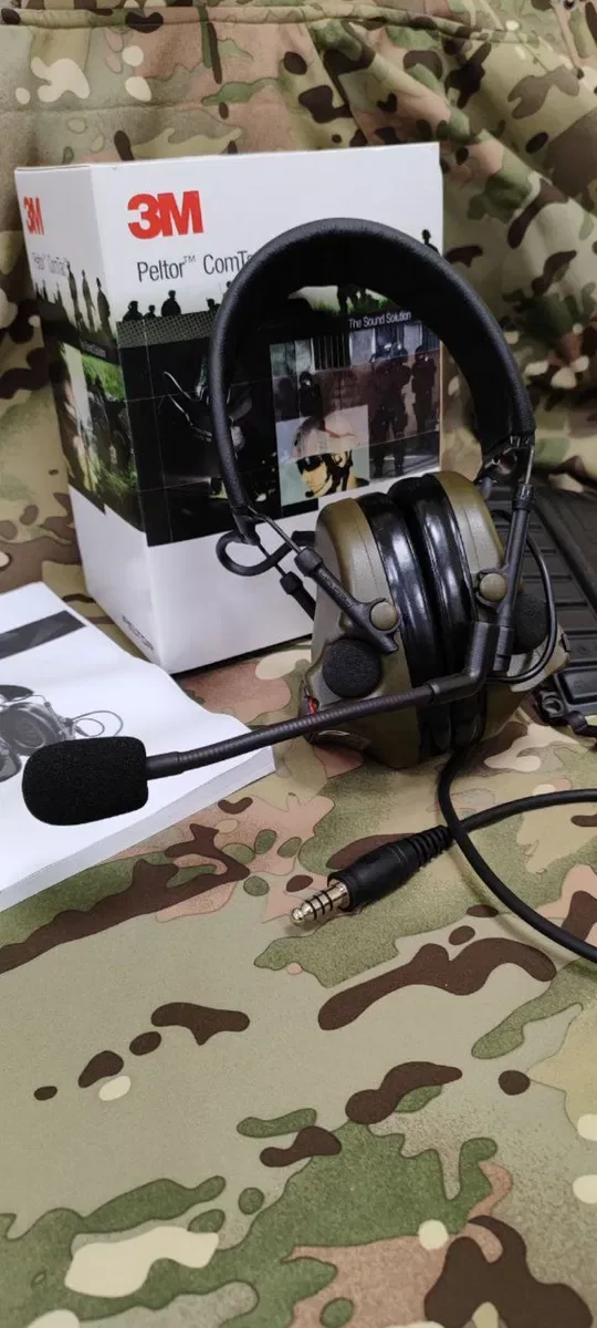 Активна гарнітура 3M Peltor ComTac XPI з кріпленнями на рейки шолома — фото 3
