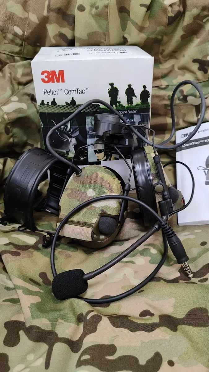 Активна гарнітура 3M Peltor ComTac XPI з кріпленнями на рейки шолома — фото 5