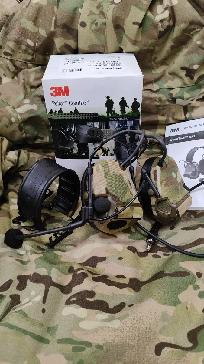Активна гарнітура 3M Peltor ComTac XPI з кріпленнями на рейки шолома — фото 6