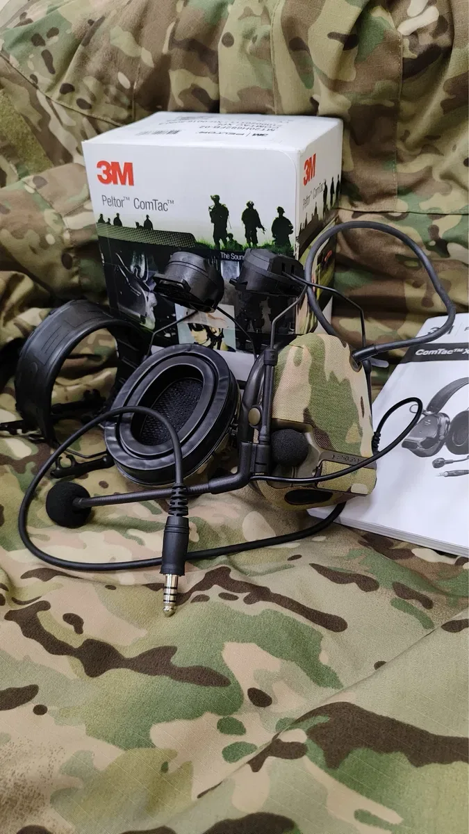 Активна гарнітура 3M Peltor ComTac XPI з кріпленнями на рейки шолома — фото 7