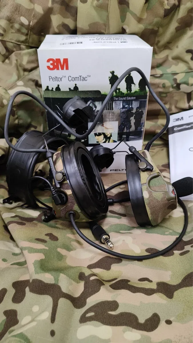 Активна гарнітура 3M Peltor ComTac XPI з кріпленнями на рейки шолома — фото 8