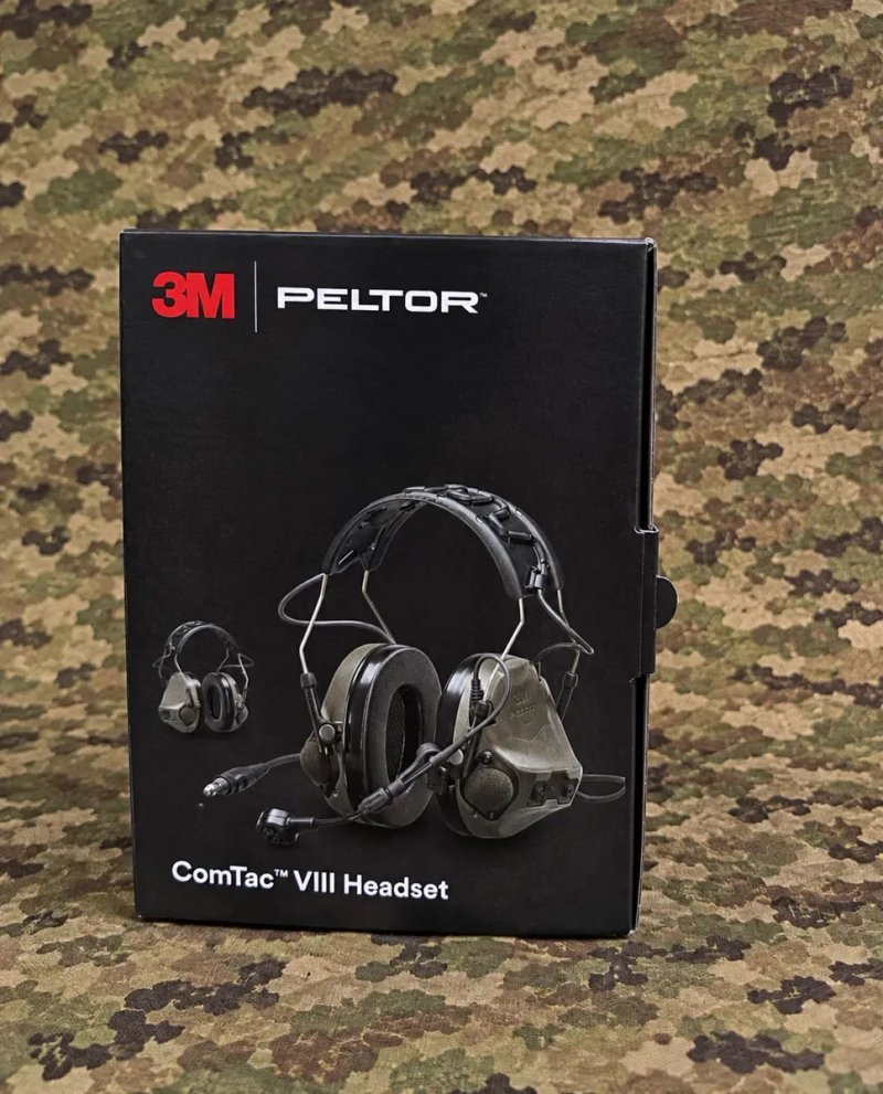 Активні навушники 3M Peltor ComTac VIII (MT14H418A-02) з кріпленнями на шолом 3M Peltor оригінал Швеція‼️ — фото 7