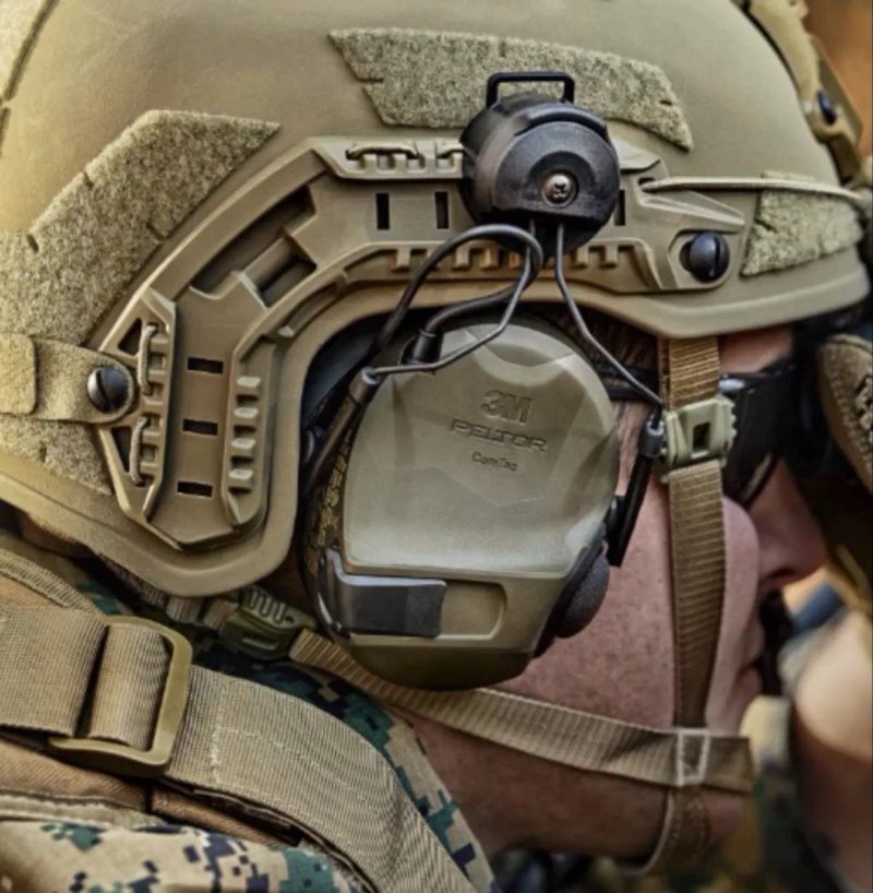 Активні навушники 3M Peltor ComTac VIII (MT14H418A-02) з кріпленнями на шолом 3M Peltor оригінал Швеція‼️ — фото 8