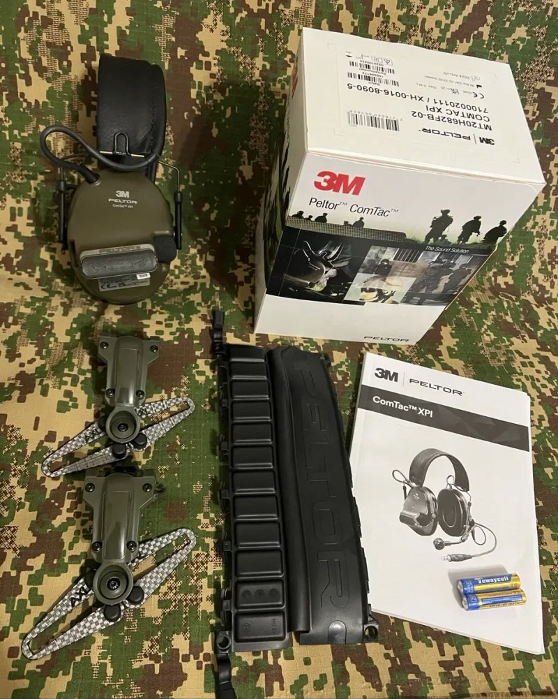 Активні навушники 3M Peltor ComTac XPI. Green, Black. НОВІ‼️ Швеція — фото 8