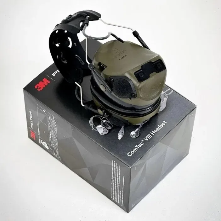 Активні навушники Peltor VIII 3M ComTac 8 MT14H418A-02 GN Headset. Green — фото 7